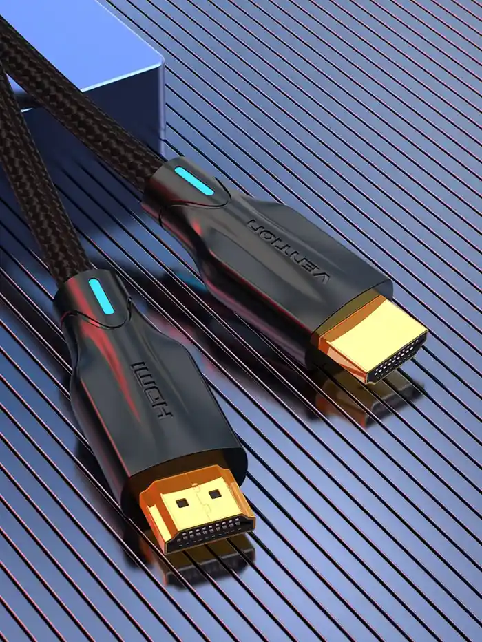 VENTION ALABT Optical HDMI Male to Male HD Cable 30M Black Zinc Alloy Type (4K)